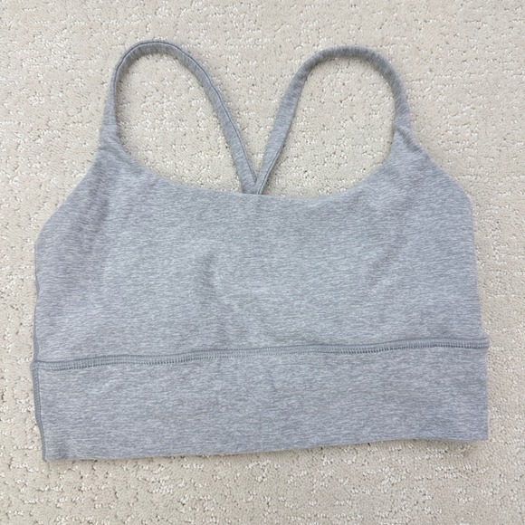 Vuori Other - Vuori Long Line Elevation Bra Womens Small Grey Heather VW1008 Criss Cross Back